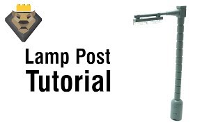 LEGO Lamp Post Tutorial [upl. by Horatia457]