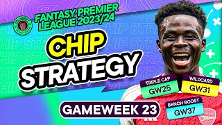 FPL CHIP STRATEGY GUIDE  Double  Blank Gameweek Schedule ✅  Fantasy Premier League Tips 202324 [upl. by Oribella730]