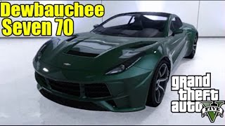 GTA 5 ONLINE  Добавили Новую Машину DEWBAUCHEE SEVEN70 [upl. by Joellen]