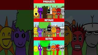 Incredibox Sprunki Parasite VS Retake VS Ultra MIX NORMAL VERSION [upl. by Barcot]