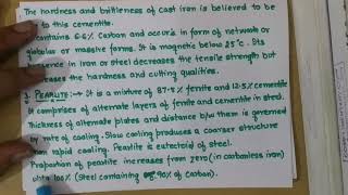 Microstructural Aspects Ledeburite Ferrite Austenite and Cementite Cast Iron [upl. by Puna75]