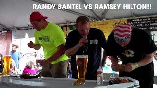 DAS BOOT Beer amp Burger Eating Contest vs Ramsey Hilton [upl. by Notrab]