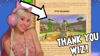 WIZARD101 JUST SAVED LOW LEVEL PVP SUMMER 2023 TEST REALM NOTES [upl. by Rephotsirhc]