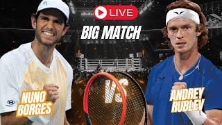 ATP LIVE ANDREY RUBLEV VS NUNO BORGES ATP BASEL 2024 TENNIS PREVIEW STREAM [upl. by Vivienne735]