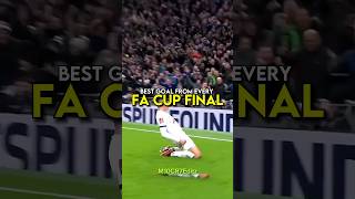 Best goal from every FA cup final  part 3 football facup goals arsenal [upl. by Notsuj]