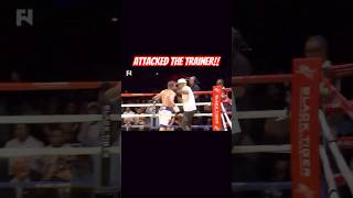 Boxer Loses Control Attacks Opponents Corner Man in Wild Brawl shortvideo shorts [upl. by Illak37]