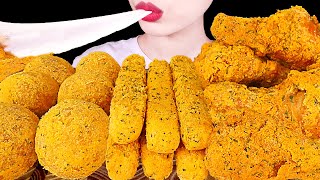 ASMR MUKBANG｜FRIED CHICKEN CHEESE BALL CHEESE STICK BBURINKLE 뿌링클 치킨 치즈스틱 치즈볼 EATING SOUNDS 먹방 [upl. by Sarina70]