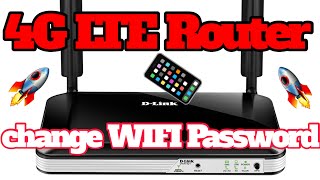 How to change WIFI Password 4G LTE Router DLink DWR921 in 1 minute [upl. by Cynthla]