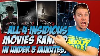 All 4 Insidious Movies Ranked From Worst to Best in Under 5 Minutes w Insidious The Last Key Review [upl. by Tnahs354]