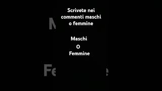 Maschi o femmine [upl. by Babita]