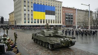 Estonia Independence Day overshadowed by Russian invasion of Ukraine [upl. by Ifar]