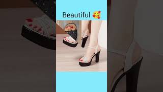 Beautiful heel sandals ✨👌😎 new idea 💡 heel 👠shorts fashion design explore heels trending [upl. by Lonna]