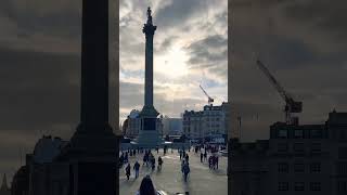 Trafalgar Square London 🇬🇧 shorts travel beautiful london [upl. by Amby677]