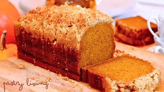 Incredibly Moist Pumpkin Spice Bread With Streusel [upl. by Haldeman]