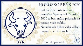 Veľký Horoskop Býk 2020  Horoskoptarotsk [upl. by Lleznov615]