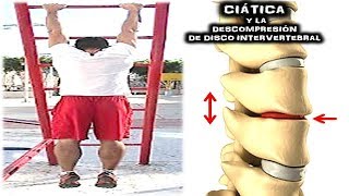 CIATICA Y LA DESCOMPRESIÓN DE COLUMNA VERTEBRAL EJERCICIO PARA ELIMINAR EL DOLOR [upl. by Akemhs]