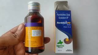 RanidomPD Syrup  Ranitidine syrup review in hindi [upl. by Kermie528]