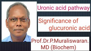 Uronic acid Pathway Muralis Simplified Biochemistry [upl. by Dryfoos57]