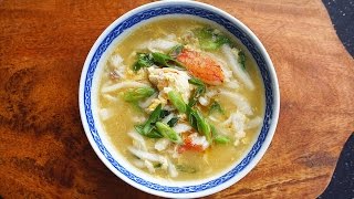 Crab amp Ginger Soup With Rice Cakes [upl. by Whitebook]