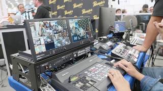 Behind the Scenes Streaming HUB at the 2018 NAMM Show by Datavideo [upl. by Mikkanen]