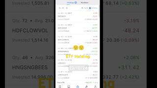 ETF Holding।ETF Portfolio Review। ETF investing।ETF Swing Trading trendingshortfeedetfinvestment [upl. by Yenahs661]