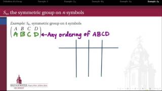 3021B Dihedral and Symmetric Groups [upl. by Cargian883]