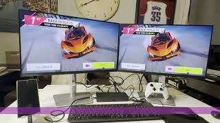 DELL P2422H Full HD Unboxing and Dual Monitor Setup [upl. by Aneladgam27]