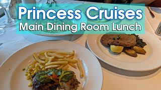 Princess Cruises 2024 Main Dining Lunch Menus amp Food [upl. by Tuhn]