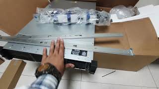 HP HPE ProLiant DL380 Gen10 4110 Server Unboxing  Installation and Rack mounting  Ahmad Latif [upl. by Enomar]