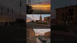 Explore Christmas in Lazise  Short Vertical Video  Pink Sunset [upl. by Lemcke428]