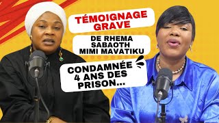 TÉMOIGNAGE GRAVE DE RHEMA SABAOTH  MIMI MAVATIKU [upl. by Idnym100]