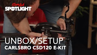 Carlsbro CSD120 Electronic Drum Kit  Unboxing and How to Setup [upl. by Sankey]