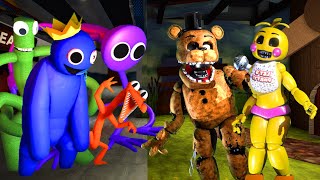 RAINBOW FRIENDS vs FIVE NIGHTS AT FREDDYS 🎶 FNF Friends To Your End but FNAF Characters Sing It [upl. by Stclair]