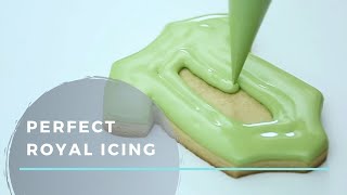 How to Make The BEST ROYAL ICING Quick amp Easy Tasty Recipe [upl. by Ayn]