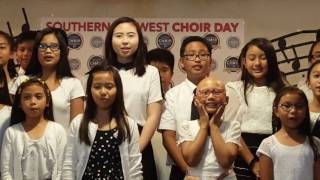 Solfege performance by Southern Midwest CWS Choir [upl. by Lebazi]