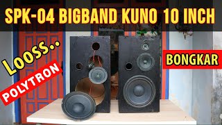 Bongkar Polytron BigBand 10 inch Speaker SPK 04 Low Frequency Sound System Bass Boosted [upl. by Leamsi206]