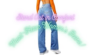 Straight Leg Jeans for Women [upl. by Madea]