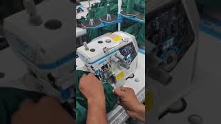 How to use Overlock Machine Fabric Adjustable Guide technical Guide shortsvideo overlockmachine [upl. by Virnelli]