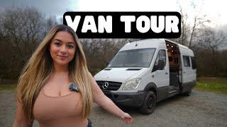 VAN TOUR AFTER 1 YEAR OF FULLTIME VAN LIFE Sprinter Van [upl. by Terencio]