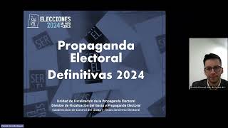 Propaganda electoral  capacitación online impartida por el Servel [upl. by Box]