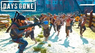 Days Gone “FRUSTRATION” 😩 Dealing With The Sawmill Horde PS4 [upl. by Cirdes]