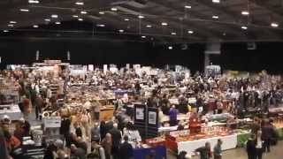 Panorama of the halls at IPMS Model World Telford 2015 [upl. by Jamila953]