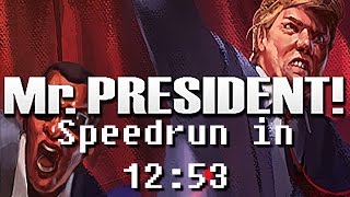 MrPresident Speedrun in 1253 [upl. by Aikem]