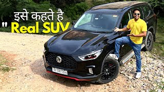 MG Gloster Black Storm🔥Luxury 7 seater SUV in India 2023😨 [upl. by Sher]