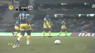 America 3 Pumas 2 Final ida Temp 90 91 19Junio1991 Estadio Azteca [upl. by Orpha]