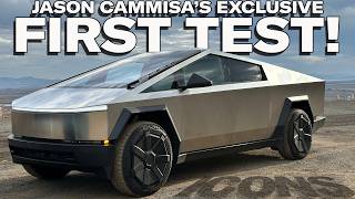 Exclusive 2024 Tesla Cybertruck Full Review amp Drag Race w R1T amp Hummer — Jason Cammisa on the ICONS [upl. by Idalla]