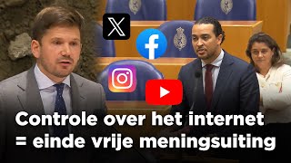 Mogelijke censuur van memes amp kritische posts Van Meijeren FVD pleit tegen Digital Services Act [upl. by Bazluke731]