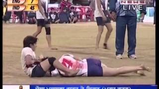 3rd World Cup Kabaddi 12th Dec 2012 England vs India Semi Final Part 2mpg [upl. by Meurer]