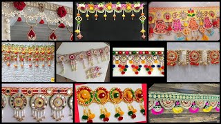 Latest Diwali Toran Design 2024New Designer Toran Bandanwar Door Hanging design [upl. by Mandych]