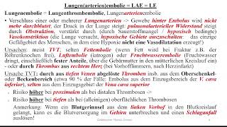 Komplikationen TVT PTS und Lungenembolie [upl. by Niall]